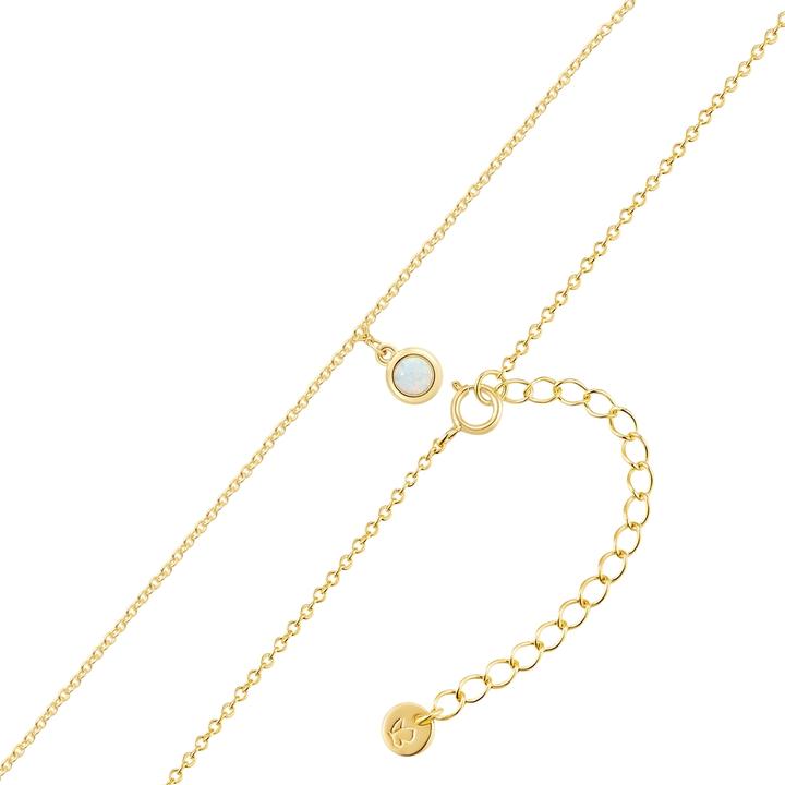 Immagine prodotto Glanzstücke München Catena da donna in argento - 34638 (000 placcato oro giallo, Argento 925, 45 cm)