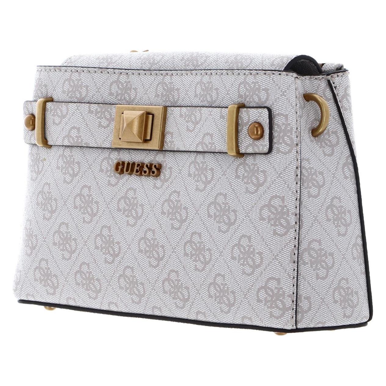 Guess, Damen, Handtasche, Aieta Society Crossbody Bag, Beige