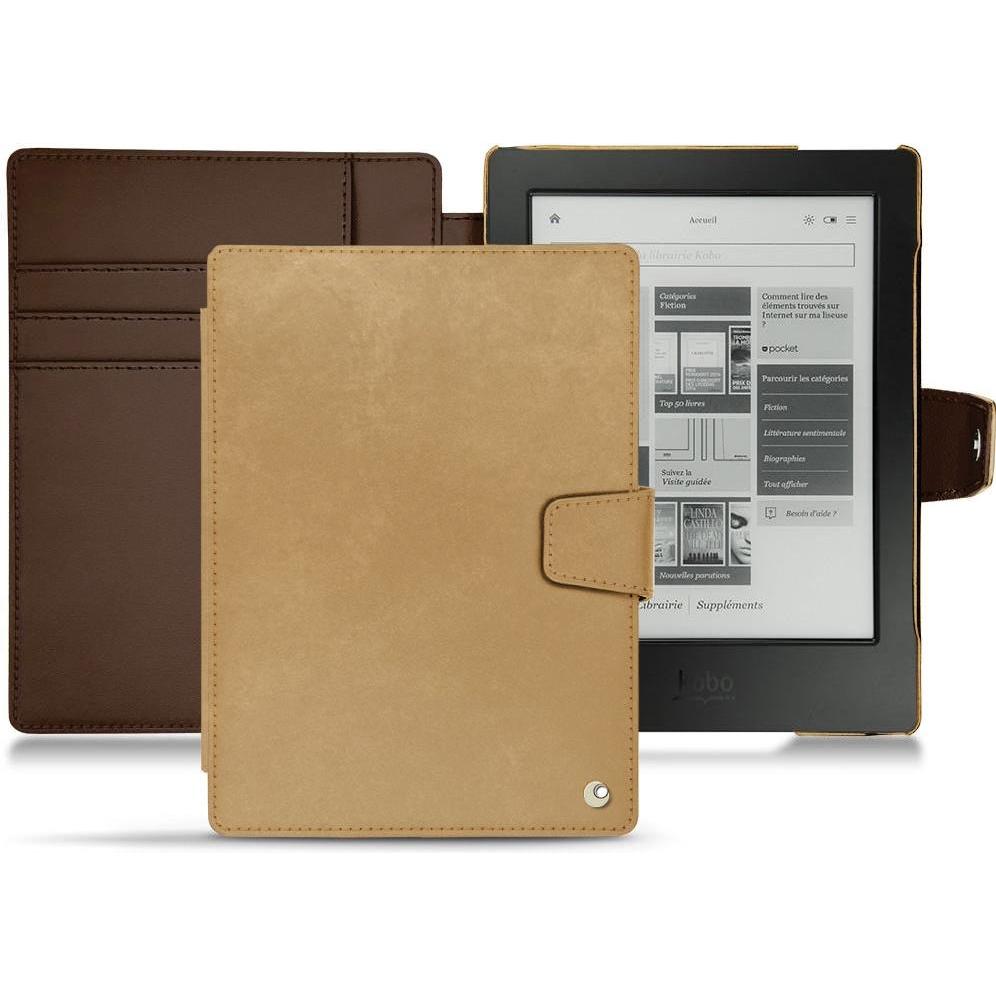 Thumbnail - Noreve Lederschutzhülle Wallet (Aura H2O), Tablet Hülle, Braun