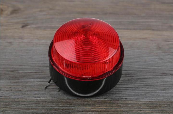 Actual product image Rs Pro Xenon flash signal lamp Red, 10  100 V dc, 20  72 V ac, Ø 76mm x 50mm