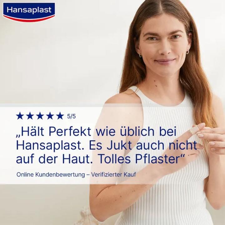Actual product image Hansaplast Soft injection plasters 1.9 cm x 4 cm for sensitive skin, 100 pcs. plasters (100x)