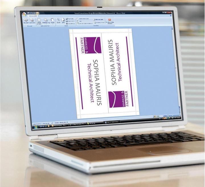 Actual product image Sigel Place cards (A4, 20x, 185 g/m²)