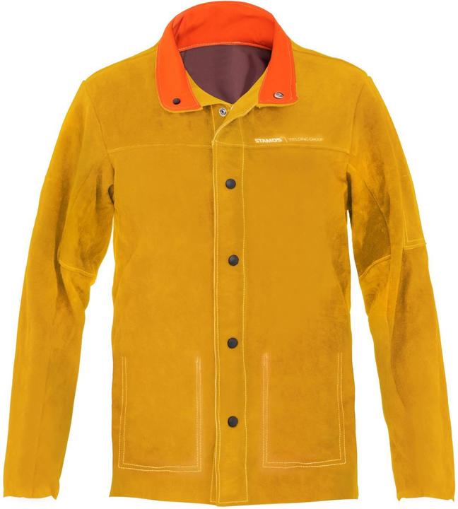 Produktbild Stamos Schweisserjacke Schweisserjacke Arbeitsjacke Schweissen Rindsleder Grösse M gold (M)