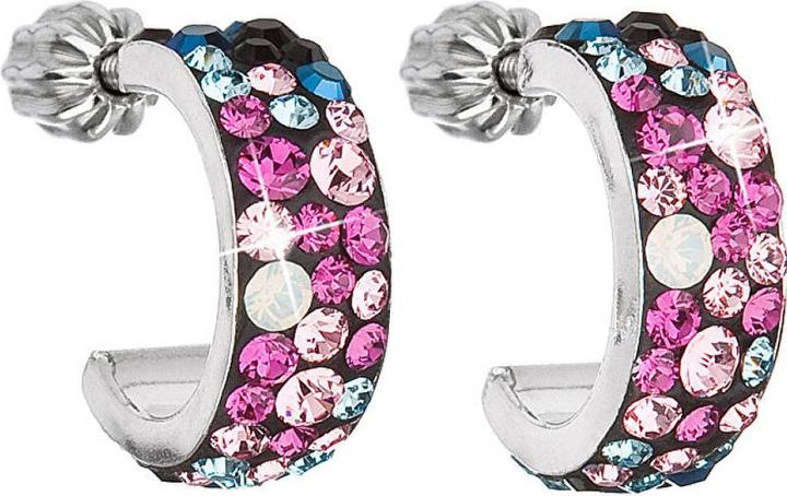 Produktbild Evolution Group Stylish earrings with crystals 31118.4 Galaxy (L)