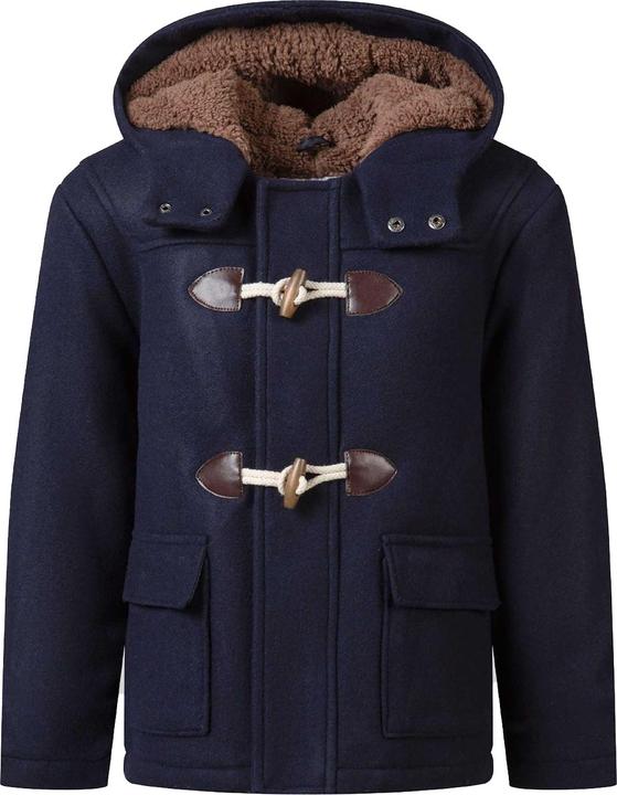 Actual product image Minoti Boys Plain Toggle Duffle Coat (104)