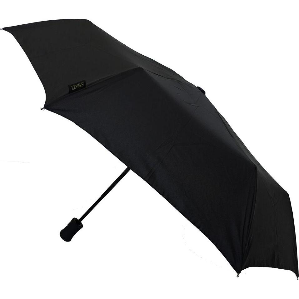 Smati, Ombrello, Ombrello Ombrello automatico tascabile - Stabile - Compatto - Antivento, Nero