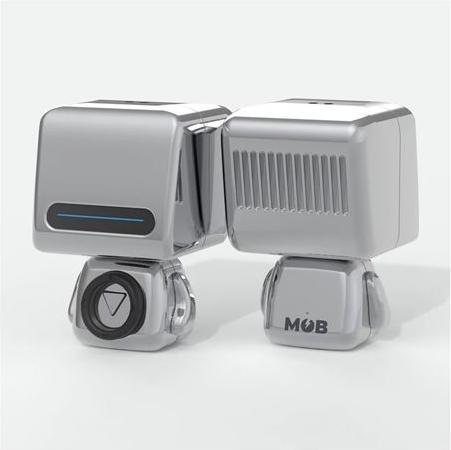 Produktbild Mobility on Board Enceinte Bluetooth Robot Argent (8 h, Ohne externe Stromquelle)