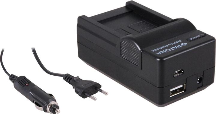 Productafbeelding Patona 4in1 lader voor Canon Ixus 30 40 50 60 65 70 75 NB-4L NB4L (Batterijlader voor camera)
