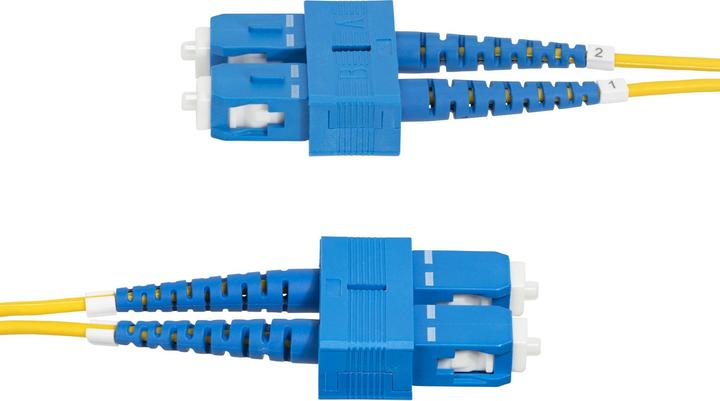 Immagine prodotto StarTech com Cavo in fibra ottica duplex monomodale OS2 da SC a SC (UPC) da 2 m, 9/125µm, 40G/100G (CAT6, 2 m)