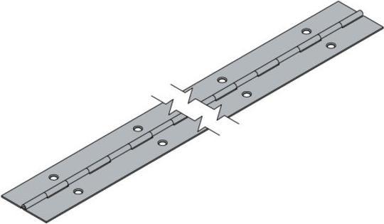 Produktbild Hettich Stangenscharnier H 1200 x B 32 mm, Edelstahl, 1 Stck (1 Stk.)
