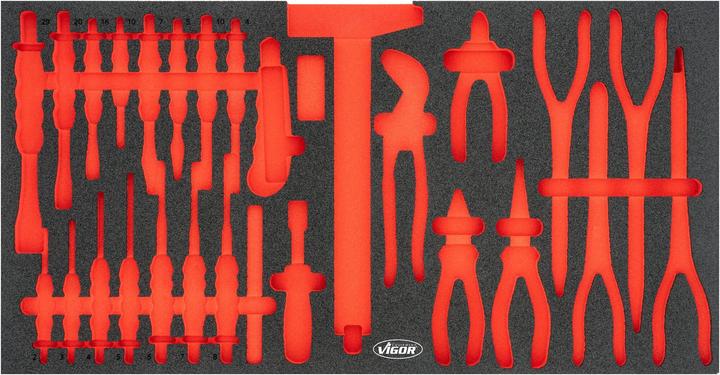 Actual product image Vigor Soft Foam Insert Xl,Empty