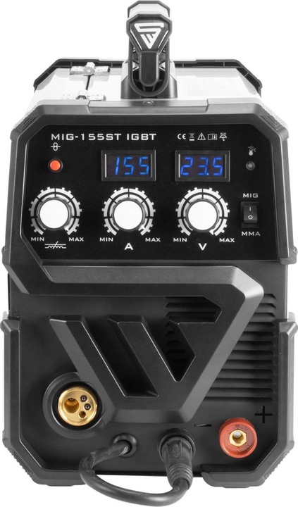 Actual product image Protect Shielded arc welder MIG MAG 155 ST IGBT fully equipped 155 amps