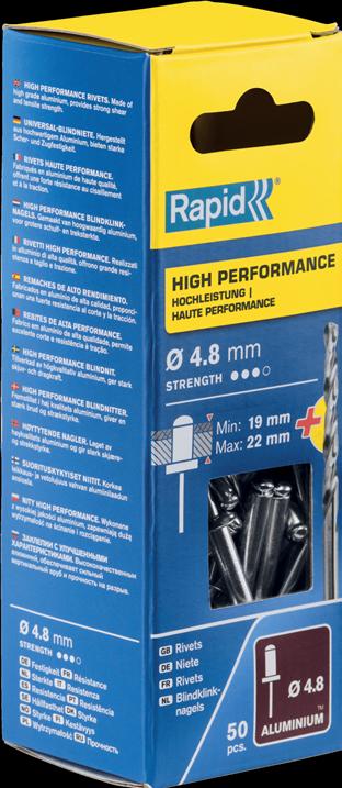 Produktbild Rapid Universal Blindniete Ø 4,8 x 25 mm (50 x)