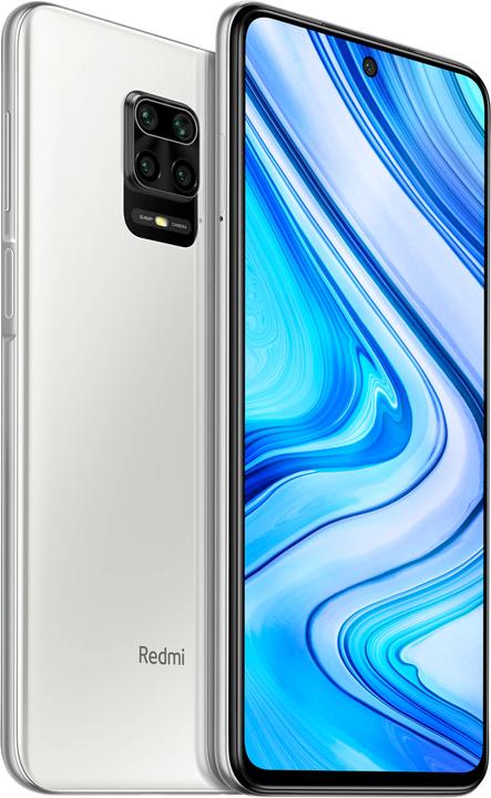 Actual product image Xiaomi Redmi Note 9 Pro (128 GB, Glacier White, 6.67", Dual SIM + SD, 4G)