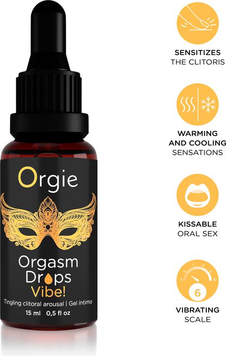 Orgie Orgasme Drops Vibe! (15 ml)