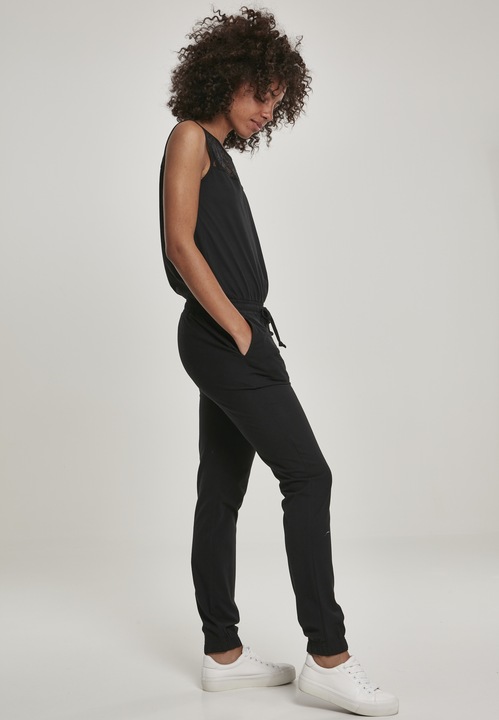 Image du produit Urban Classics Ladies Lace Block Jumpsuit (M)