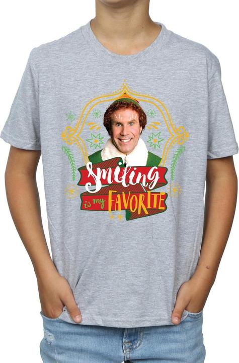 Immagine prodotto Elf Buddy Smiling Maglietta Ragazzi (140, 146)