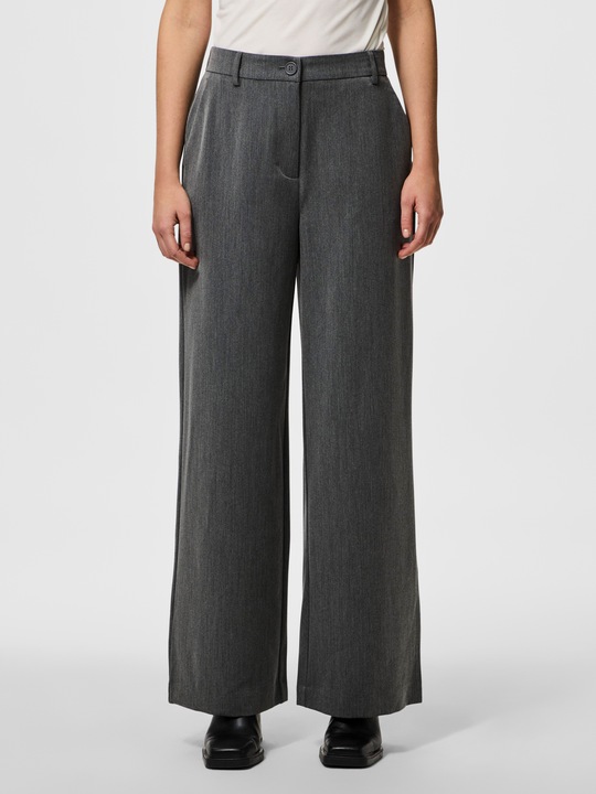 Actual product image Pieces PCKAMIL trousers with wide leg (32)