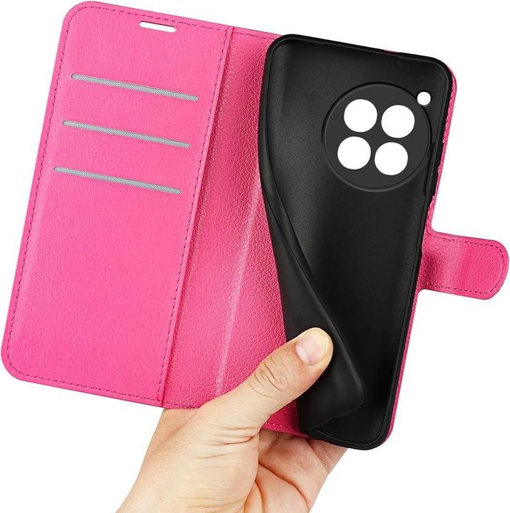 Actual product image Cover-Discount OnePlus 12 - Leather case cover pink (OnePlus 12)