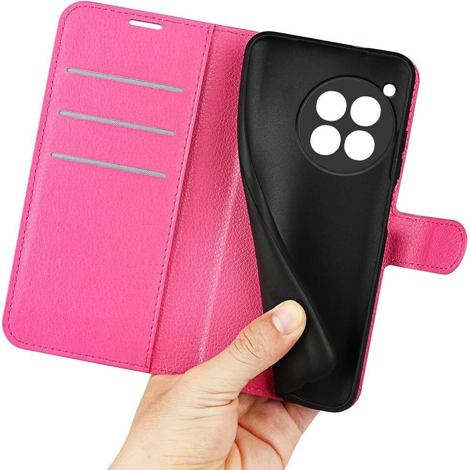 Thumbnail - Cover-Discount OnePlus 12 - Leder Etui Hülle pink (OnePlus 12), Smartphone Hülle, Pink