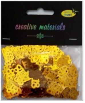 Produktbild Galeria Hobby Pailletten 18-teilig Gold 15g
