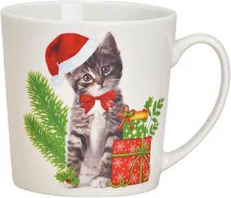 Actual product image Beanarella Jumbo Christmas mug - Christmas cat 480ml (480 ml)