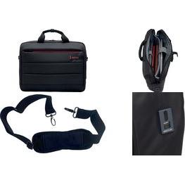 Thumbnail - Bestlife Notebook-Tasche C-Plus, schwarz mit Laptopfach, mit abnehmbarem und gepolsterter Schulter (15.60", Universal), ...