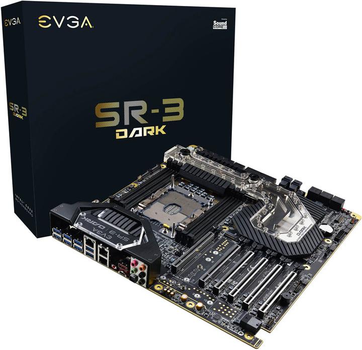 Produktbild EVGA SR-3 Dark, Intel C622 Mainboard - Sockel 3647 (LGA 3647, Intel C622, E-ATX)