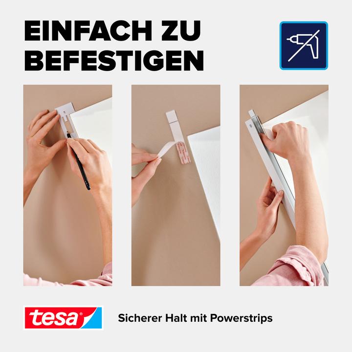Produktbild tesa Insektenschutz 2-in-1-Plissee - Rollo und Fliegengitter für Dachfenster ohne Bohren (116 x 164 cm)