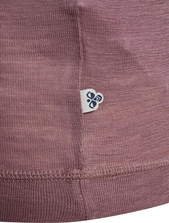 Actual product image hummel hmlJR WOOL RIB T-SHIRT L/S (134)