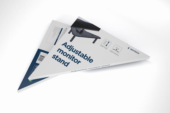 Image du produit Gembird MS-TABLE-02 monitor mount / stand Black Desk