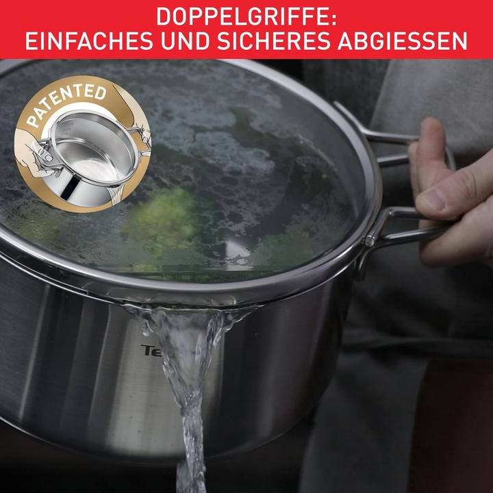 Actual product image Tefal Nordica Topfset, 6-teilig (Pot, Stainless steel)