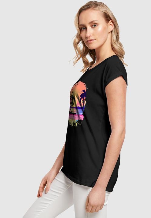 Image du produit Merchcode Ladies Summer Vibes Sunset Extended Shoulder Tee - 116527 (XS)