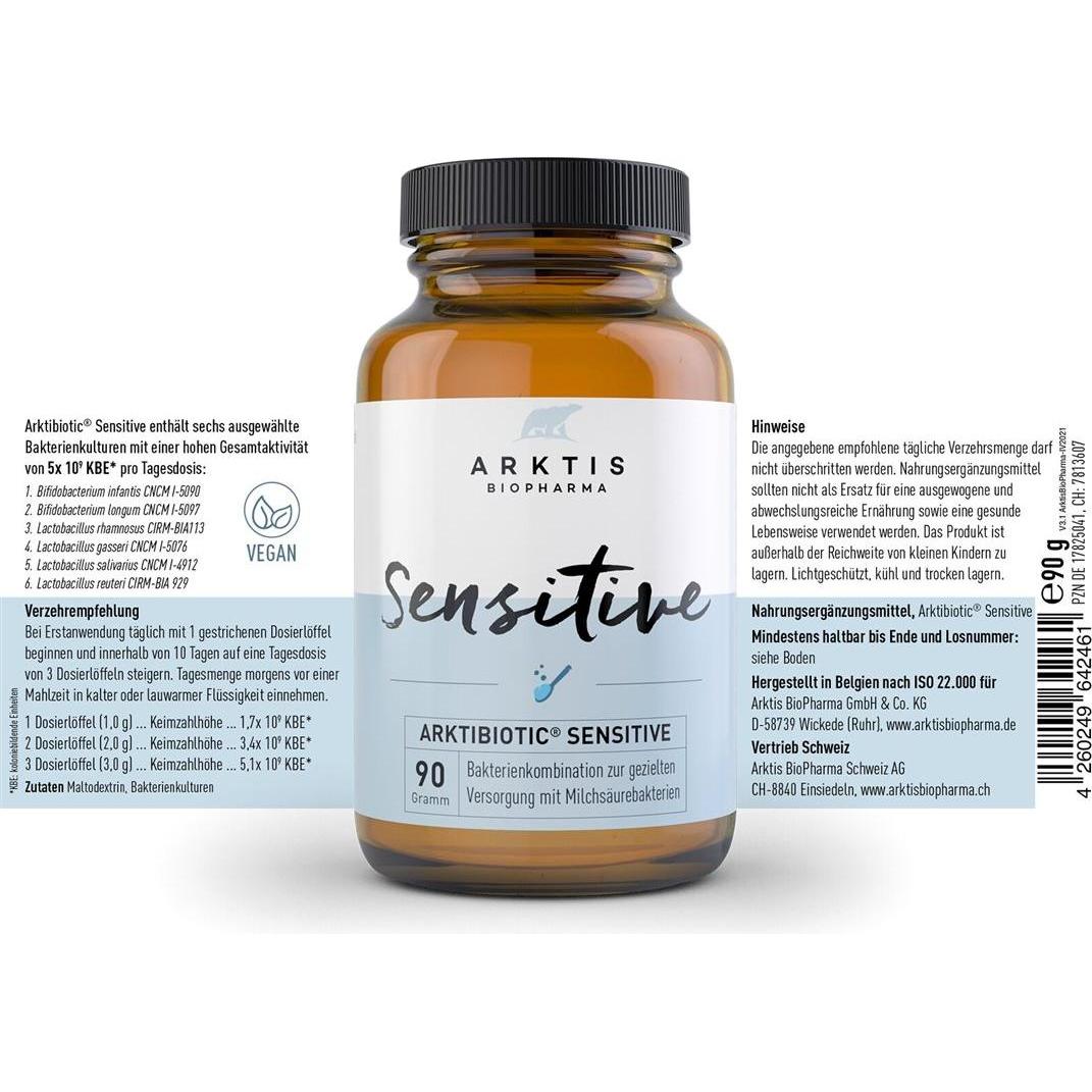 Thumbnail - Arktis, Vitamine + Nahrungsergänzung, Arktibiotic Sensitive Plv (1 Stück, Pulver, 260 g)