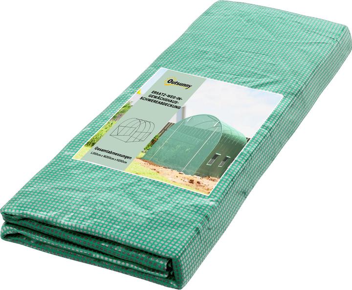 Outsunny Ersatzfolie PE Grün