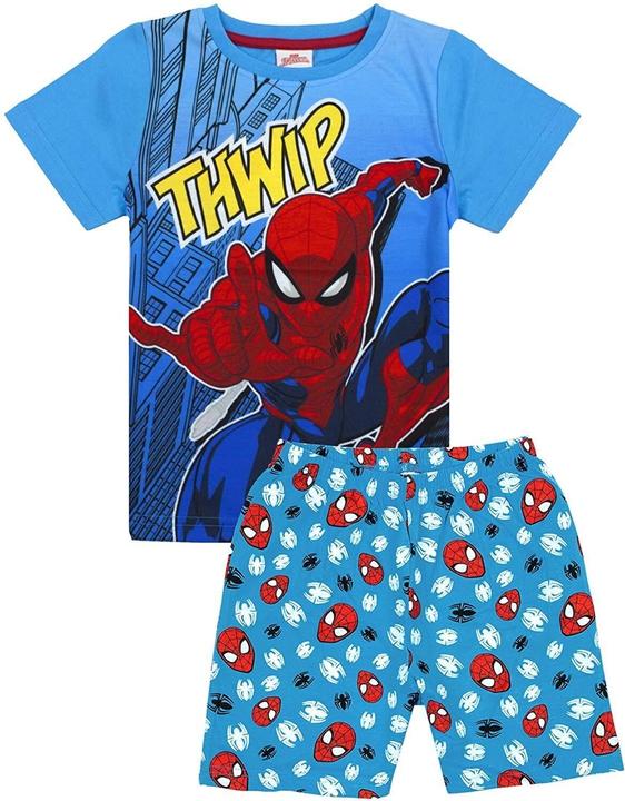Actual product image Spiderman Thwamm pyjamas with shorts for boys (104)