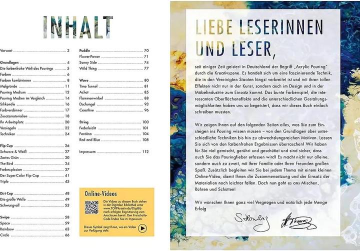 Nährwerte und Zutaten Acrylic Pouring. Der neue Acrylmal-Trend: BILDER giessen! (Deutsch, Martin Thomas, Sylvia Homberg, 2018)