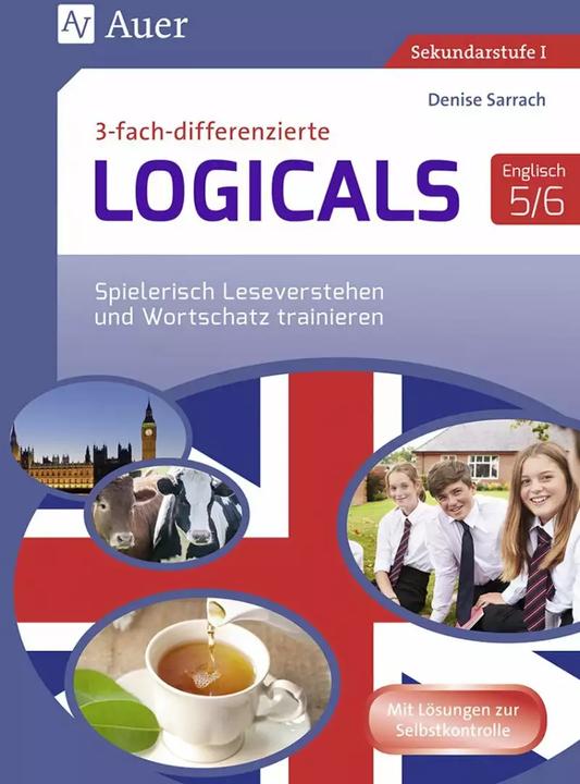 Produktbild Dreifach-differenzierte Logicals Englisch 5-6 (Deutsch, Denise Sarrach, 2022)