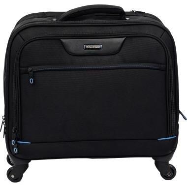 Soennecken Notebooktrolley München 5171 4Rollen Nylon schwarz (15.60", Universal), Notebooktasche, Schwarz