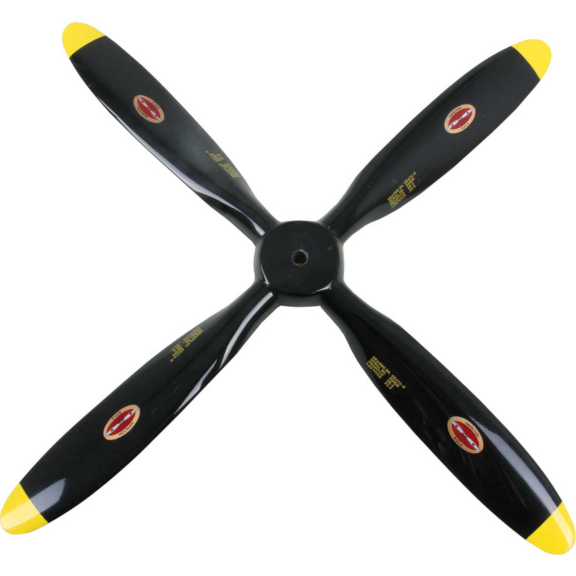 Biela Carbon Luftschraube 4-Blatt 17x8 Scale "Corsair"