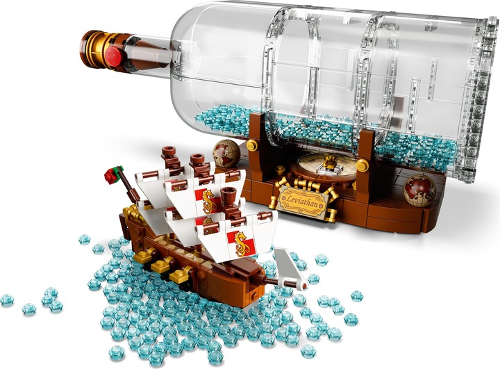 Produktbild LEGO Ideas Schiff in der Flasche (21313, LEGO Seltene Sets, LEGO Ideas)