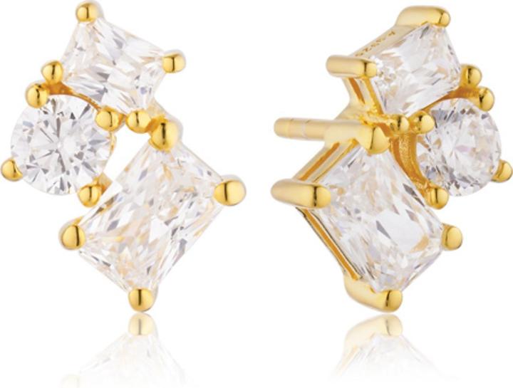 Sif Jakobs Fine gold-plated earrings Ivrea SJ-E12306-CZ-YG (925er Silber)