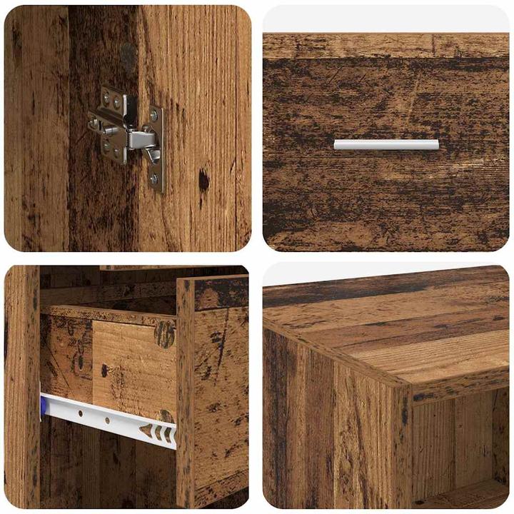 Image du produit vidaXL Moderner Hochschrank (42.50 x 50 x 225 cm)