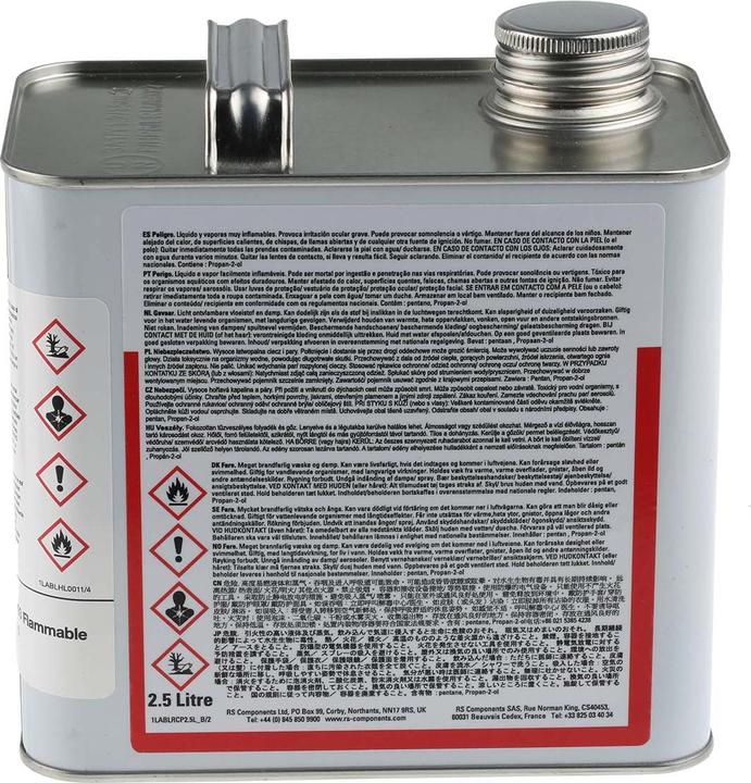 Actual product image RS PRO RS Electronic Solvent Cleaner Plus 2.5L