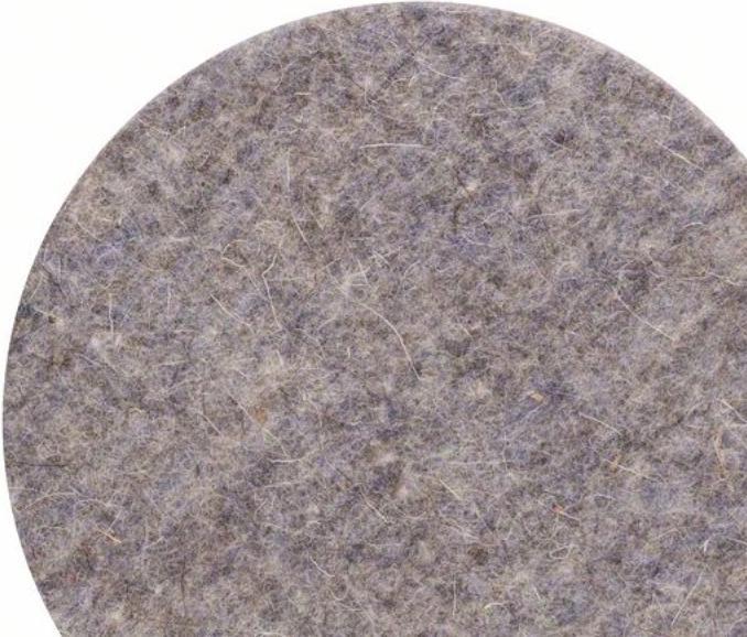 Image du produit Bosch Professional Zubehör Feutre de polissage pour ponceuse excentrique, doux, Velcro, 128 mm, 1 pack (Souple)