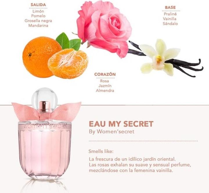 Actual product image Women'Secret Eau My Secret - Eau De Toilette 100ml (L) (Eau de toilette, 100 ml)