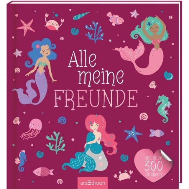 Ars Edition, Sticker, Freundebuch - Meerjungfrau