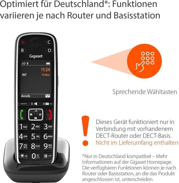 Produktbild Gigaset E720 HX schwarz
