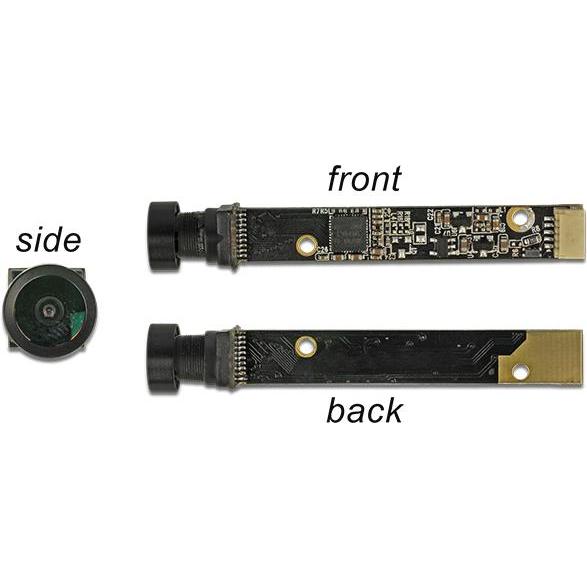 Thumbnail - Delock USB2.0 Kameramodul 5,04 Megapixel Optik seitlich 80° V5 Fixfokus, Notebook Ersatzteile, Mehrfarbig