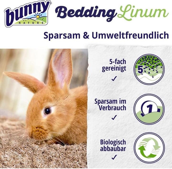 Produktbild Bunny Bedding Linum (3.60 kg, Einstreu)